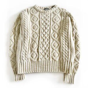 🧡 Vintage Tip Top, Chunky Knit Grandpa Sweater
